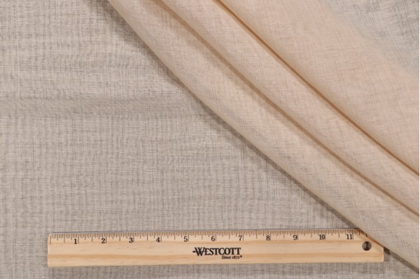 Click for 3.5 Yards Pastoral Polyester Sheer Drapery Fabric in Parchment 116 wide Pastoral Polyester Sheer Drapery Fabric in Parchment 116 wide