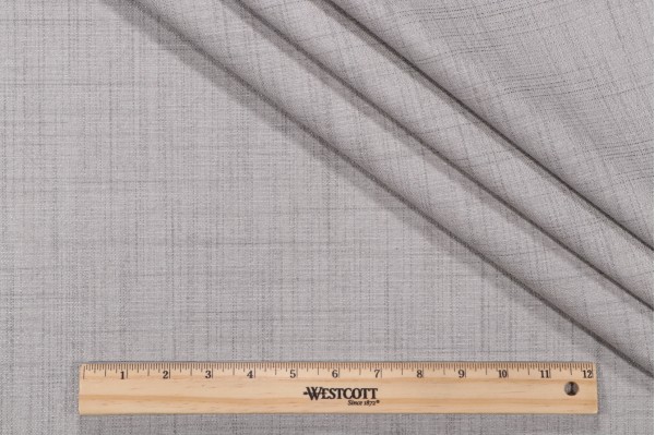 Crypton Delroy High Performance Woven Upholstery Fabric in Grey