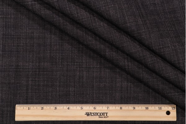 Crypton Delroy High Performance Woven Upholstery Fabric in Carbon