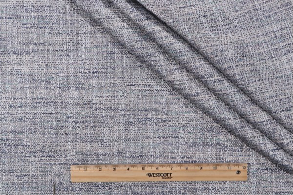 Sample of Golding Omega Woven Chenille Upholstery Fabric in Evening Sky 