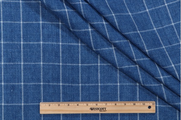 Kaufmann Bennet Woven Decorator Fabric in Cobalt 