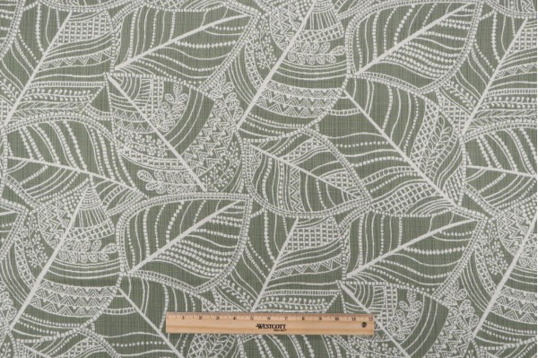 Click for 1.13 Yards Santori Woven Solution Dyed Acrylic Outdoor Fabric in Palm Santori Woven Solution Dyed Acrylic Outdoor Fabric in Palm