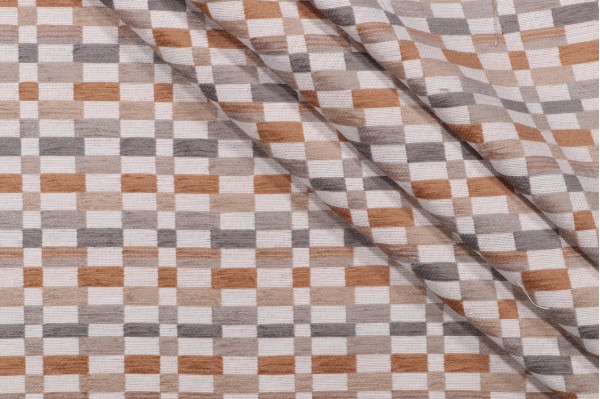 Golding Ezra Woven Chenille Upholstery Fabric in Caramel 