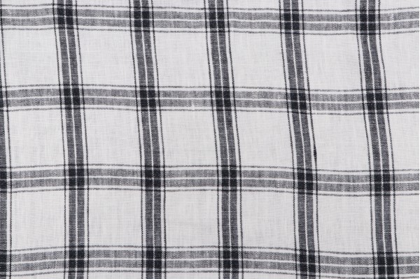 Sample of P Kaufmann Preston Woven Decorator Fabric in Domino 