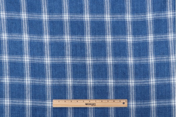 P Kaufmann Preston Woven Decorator Fabric in Cobalt 
