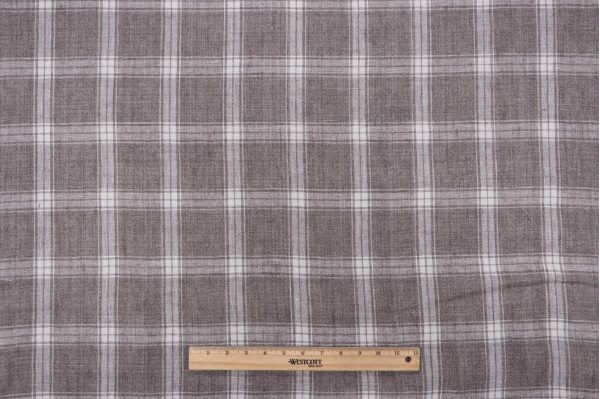 Sample of P Kaufmann Preston Woven Decorator Fabric in Stone 