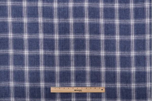 P Kaufmann Preston Woven Decorator Fabric in Indigo 