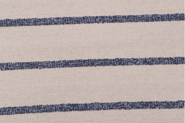 Crypton Curtis Stripe High Performance Woven Upholstery Fabric in Indigo