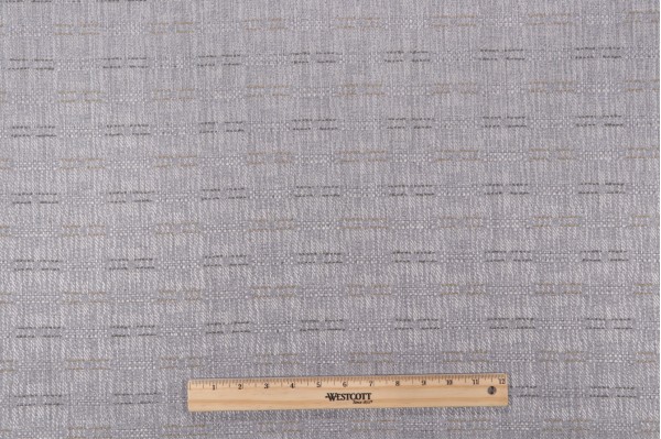 Crypton Flannel Rip High Performance Woven Upholstery Fabric in Platinum