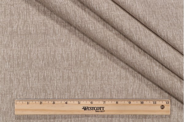 Crypton Chika High Performance Woven Chenille Upholstery Fabric in Linen