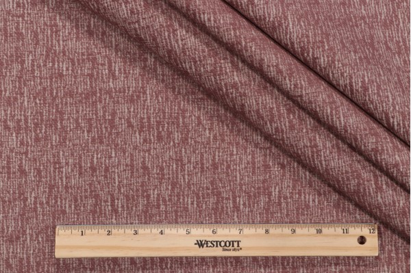Crypton Chika High Performance Woven Chenille Upholstery Fabric in Rouge