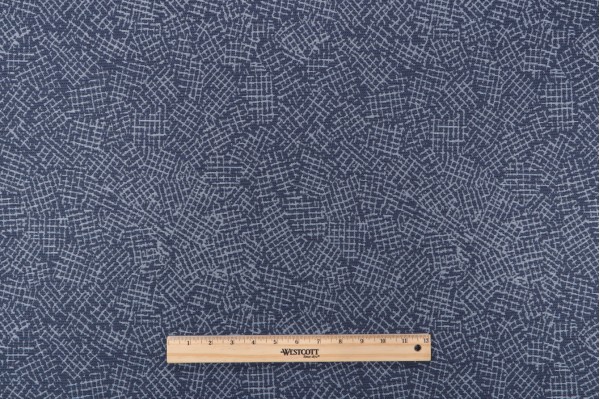Crypton Hafsa High Performance Woven Upholstery Fabric in Indigo