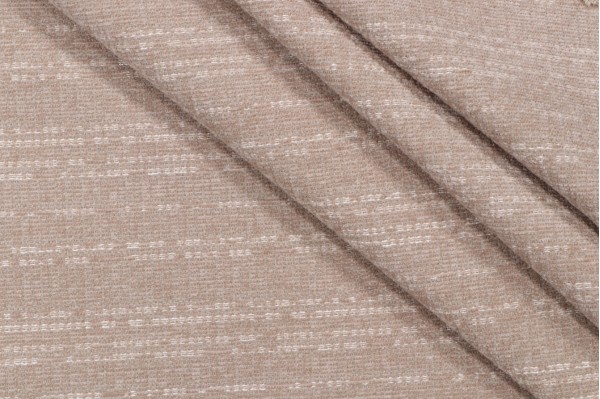 Crypton Chika High Performance Woven Chenille Upholstery Fabric in Oatmeal