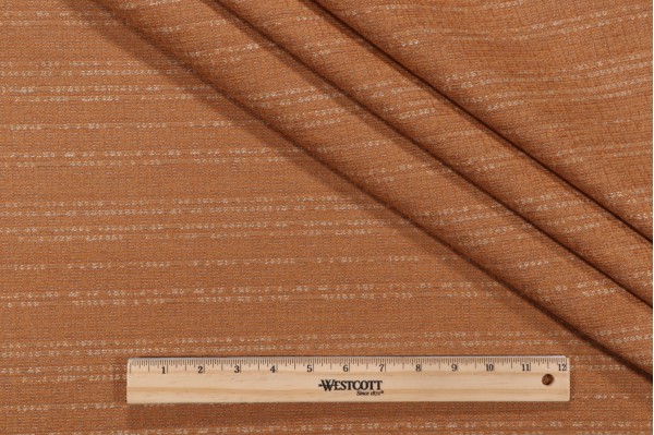Crypton Harper High Performance Woven Chenille Upholstery Fabric in Caramel