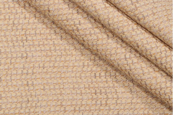 Crypton Owen High Performance Woven Chenille Upholstery Fabric in Soft Yellow