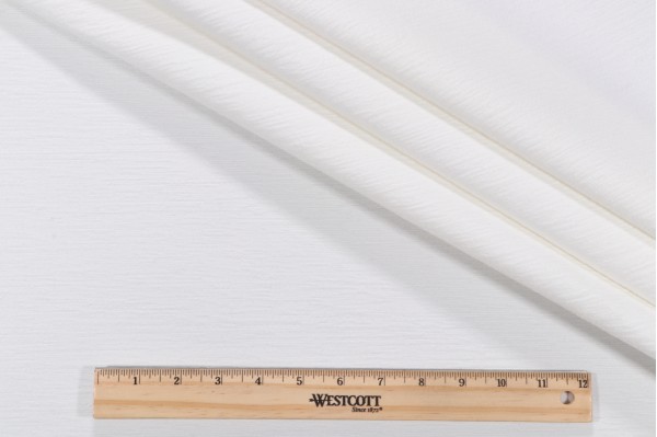 Crypton Lewis High Performance Woven Chenille Upholstery Fabric in White