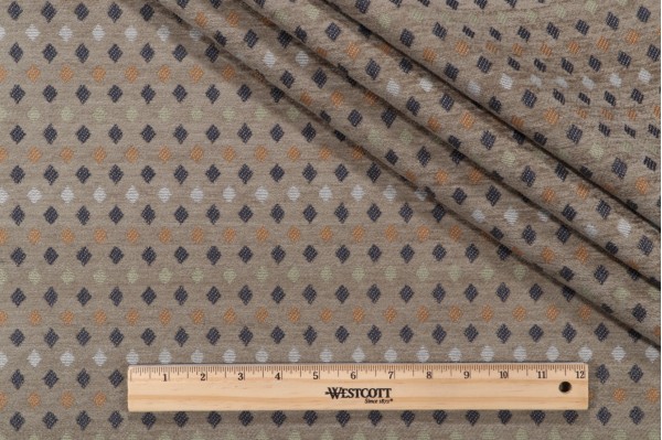 Crypton Quinn High Performance Woven Chenille Upholstery Fabric in Denim