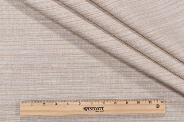 Crypton Dalton High Performance Woven Chenille Upholstery Fabric in Sand