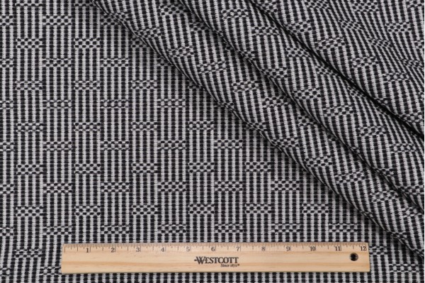 Crypton Sadie High Performance Woven Upholstery Fabric in Domino