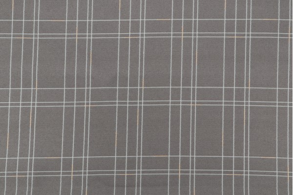 Plaid Crypton Woven Upholstery Fabric in Dove