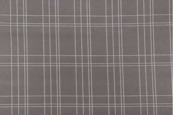 Plaid Crypton Woven Upholstery Fabric in Spa/Grey