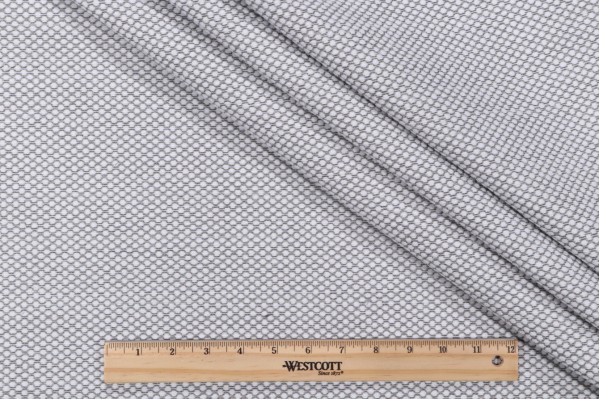Crypton Emil High Performance Woven Chenille Upholstery Fabric in Ice