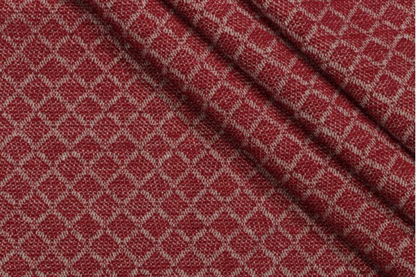 Crypton Malik High Performance Woven Chenille Upholstery Fabric in Cherry