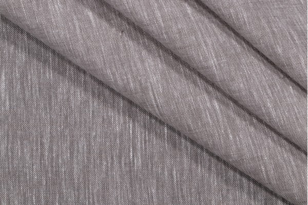 Hamilton Aura Semi Sheer Drapery Fabric in Smoke