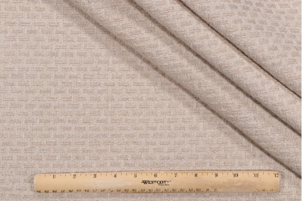 Hamilton McBee Woven Upholstery Fabric in Flax