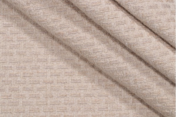 Hamilton McBee Woven Upholstery Fabric in Flax