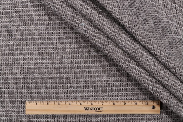 Mill Creek Bessemer Woven Latex Backed Upholstery Fabric in Smoke