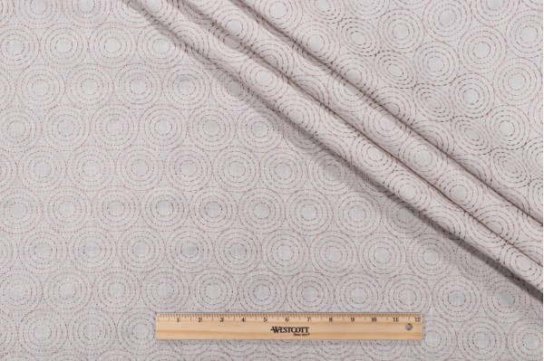 Enso 01-415-002 Embroidered Silk Drapery Fabric