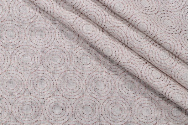 Enso 01-415-002 Embroidered Silk Drapery Fabric