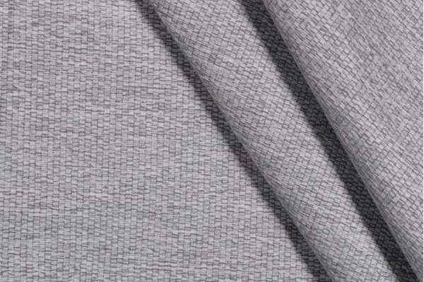 Crypton Echo High Performance Woven Upholstery Fabric in Grey