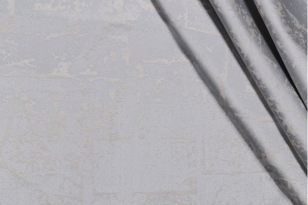 Zaurak Woven Damask Decorator Fabric in Blue Topaz