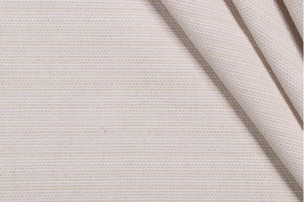 Crypton Teagan High Performance Woven Upholstery Fabric in Cream
