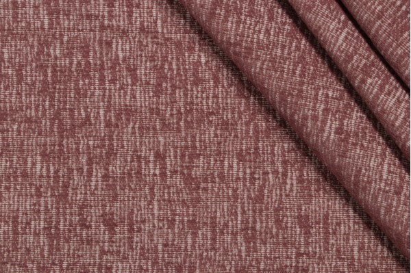 Crypton Chika High Performance Woven Chenille Upholstery Fabric in Rouge