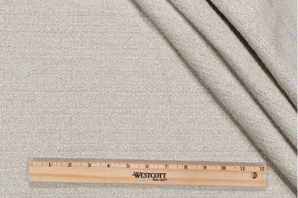 Crypton Willis High Performance Woven Chenille Upholstery Fabric in Oyster