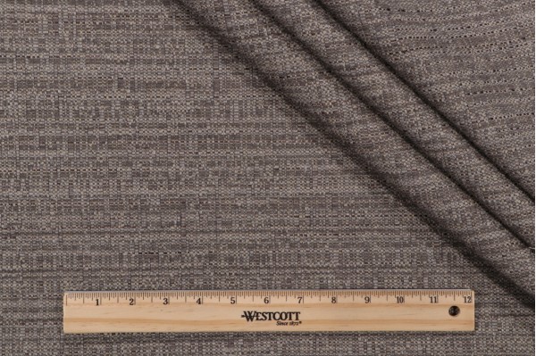 Crypton Huckle High Performance Woven Chenille Upholstery Fabric in Pewter