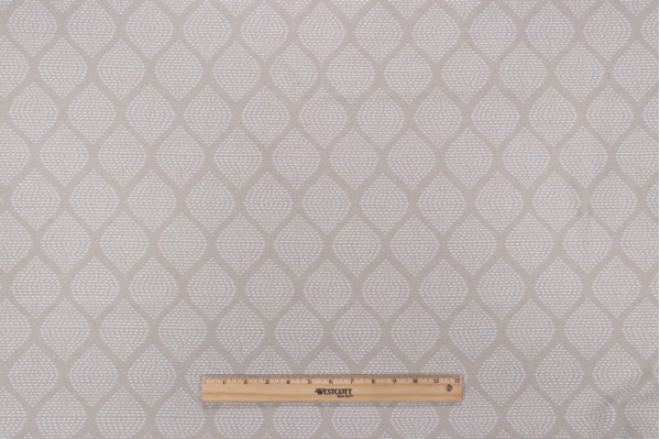 Crypton Ogee High Performance Woven Chenille Upholstery Fabric in Linen