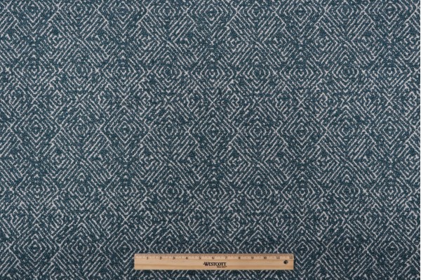 Click for 1.5 Yards Crypton Hicks High Performance Woven Upholstery Fabric in Peacock Crypton Hicks High Performance Woven Upholstery Fabric in Peacock