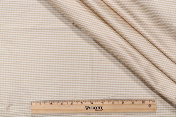 Tirano Silk Decorator Fabric in Beige/White