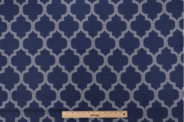 Bella Dura Pavilion Woven Polyolefin Outdoor Fabric in Indigo