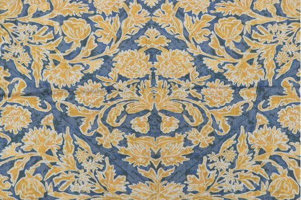1 Yard Maguire Printed Cotton Drapery Fabric in Juniper