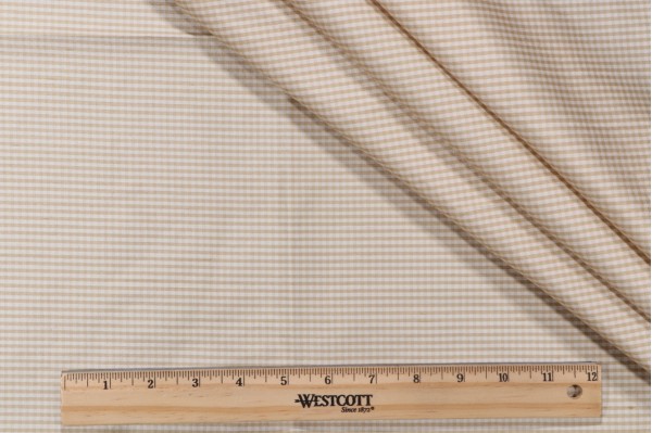 Tirano Silk Decorator Fabric in Beige/White