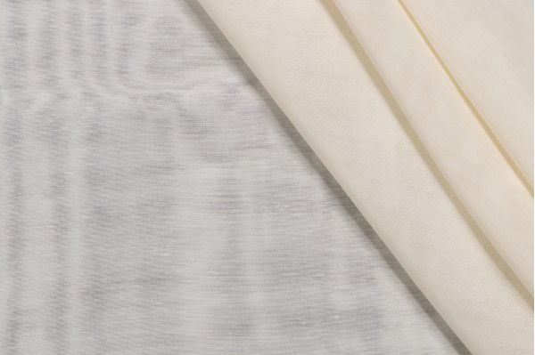 Super Batiste Sheer Drapery Fabric in Ivory