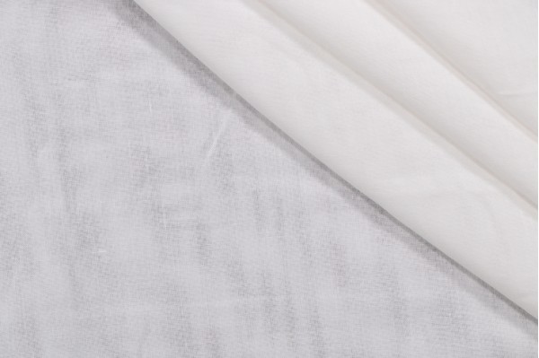 Howe Woven Sheer Drapery Fabric in White
