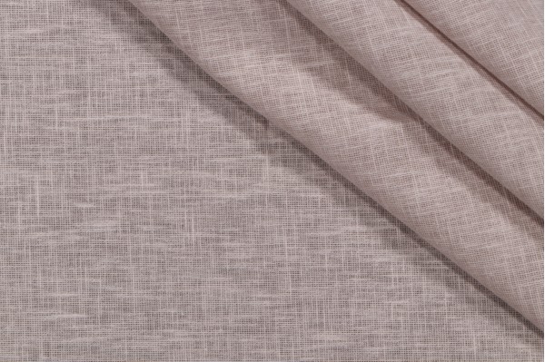 Ruiz Semi-Sheer Woven Drapery Fabric in Putty
