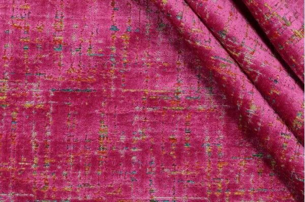 Covington Moonstruck Velvet Upholstery Fabric in 722-Fuchsia 