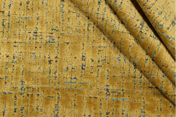 Sample of Covington Moonstruck Velvet Upholstery Fabric in 89-Sulfer 